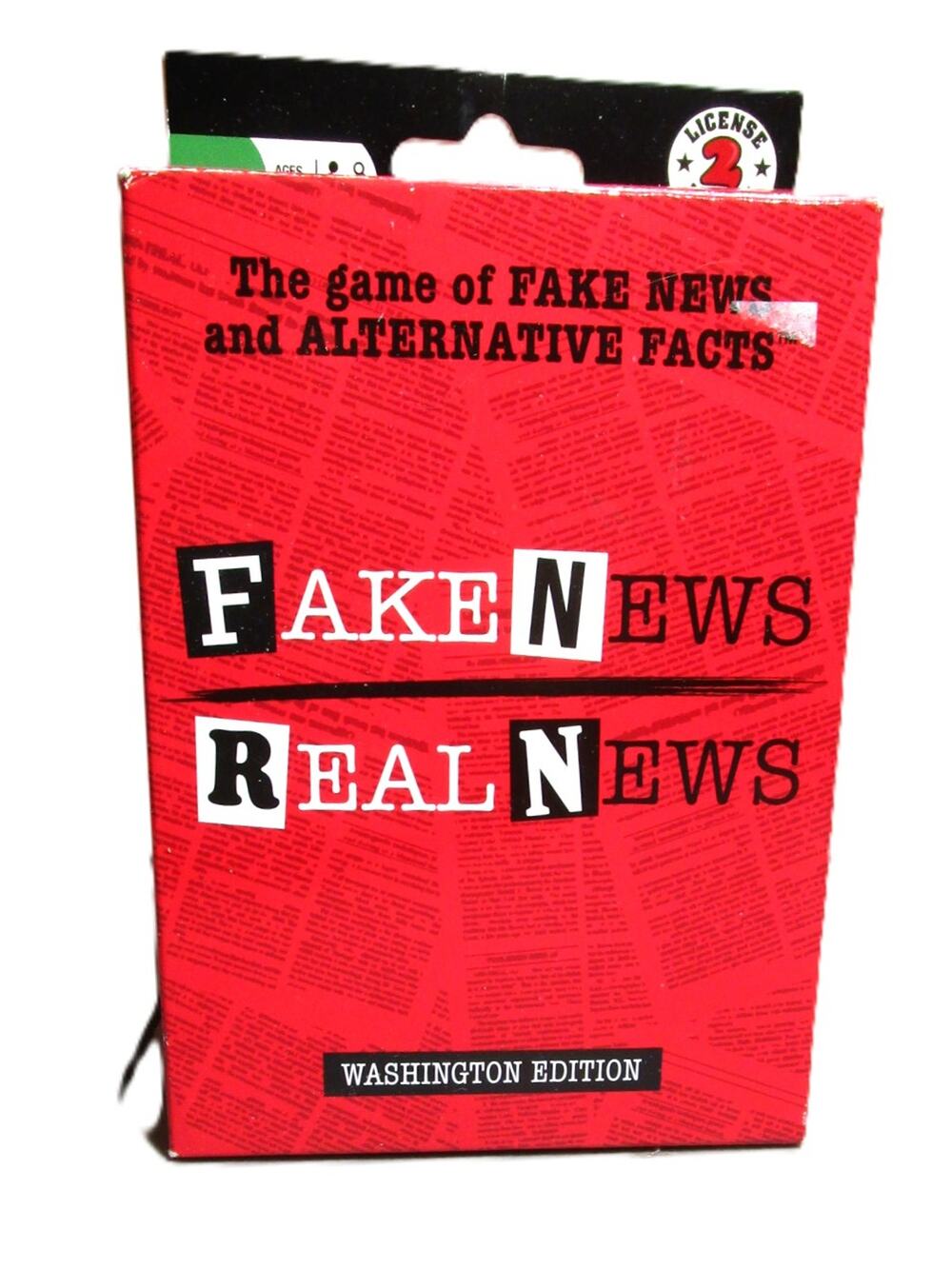 Fake News Real News Washington Edition Satire Party Card Game 2–6 Players